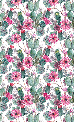 Blackout roller blind for window Cactus flower