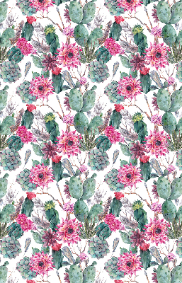 Blackout roller blind for window Cactus flower