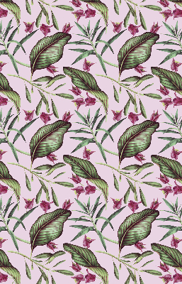 Blackout roller blind Tropical leaves