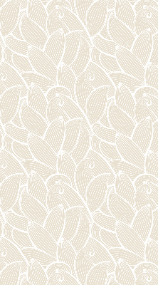Blackout roller blind for window Leaves