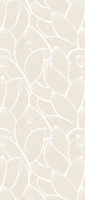 Blackout roller blind for window Leaves