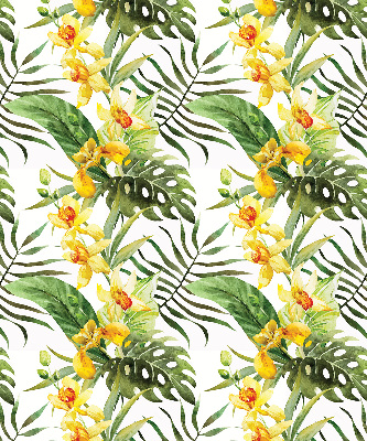 Blackout roller blind Yellow flower