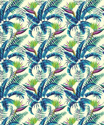 Blackout roller blind Tropical plants