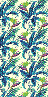 Blackout roller blind Tropical plants