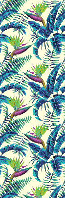 Blackout roller blind Tropical plants