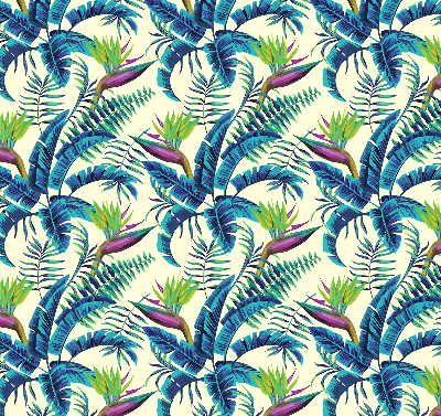 Blackout roller blind Tropical plants