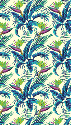 Blackout roller blind Tropical plants