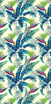 Blackout roller blind Tropical plants