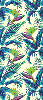 Blackout roller blind Tropical plants