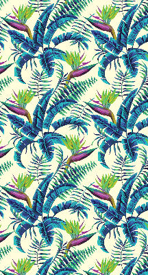 Blackout roller blind Tropical plants