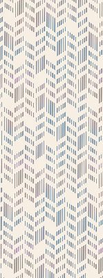 Fabric roller blind for window Striped fir