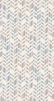 Fabric roller blind for window Striped fir