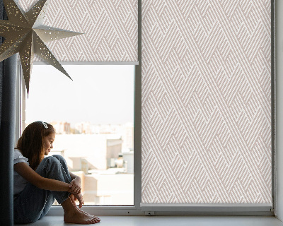 Blackout roller blind Beige stripes