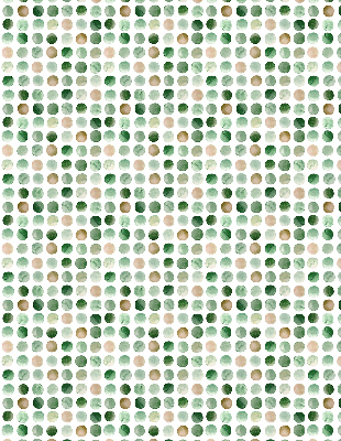 Blackout roller blind Green circles