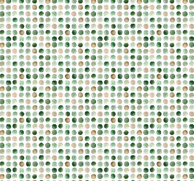 Blackout roller blind Green circles