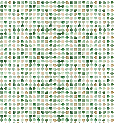 Blackout roller blind Green circles