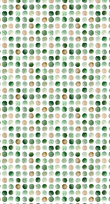 Blackout roller blind Green circles