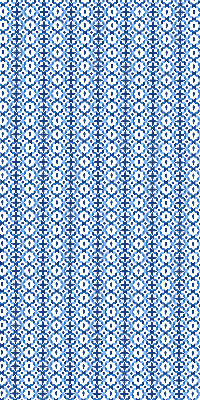 Blackout roller blind for window Blue shapes