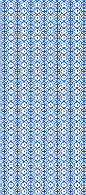 Blackout roller blind for window Blue shapes