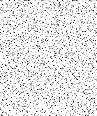 Blackout roller blind for window Connected dots