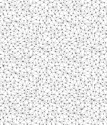 Blackout roller blind for window Connected dots