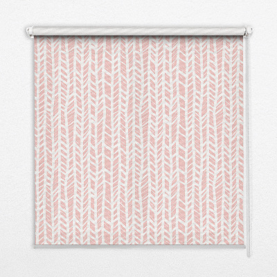 Fabric roller blind for window Herringbone