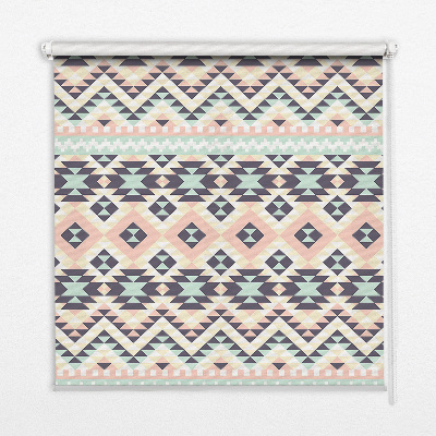 Blackout roller blind Triangle pattern