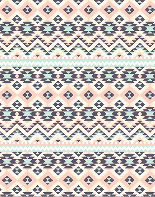 Blackout roller blind Triangle pattern