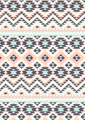 Blackout roller blind Triangle pattern