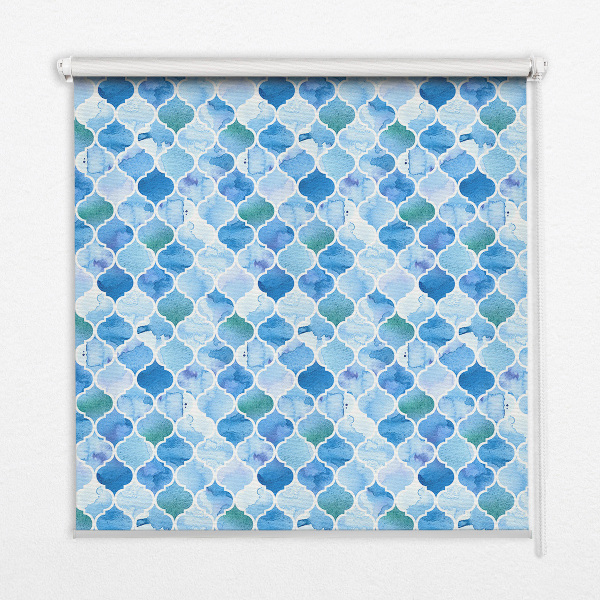 Blackout roller blind for window Lamp pattern