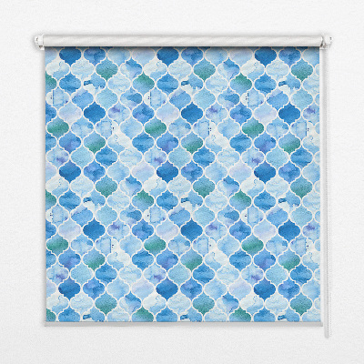 Blackout roller blind for window Lamp pattern