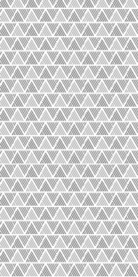 Fabric roller blind for window Striped triangles
