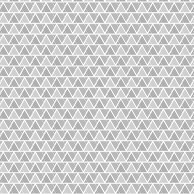 Fabric roller blind for window Striped triangles