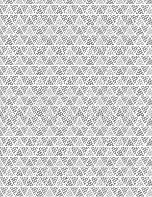 Fabric roller blind for window Striped triangles