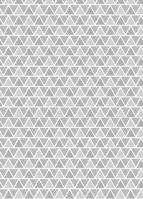 Fabric roller blind for window Striped triangles