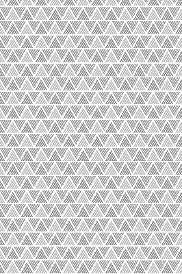 Fabric roller blind for window Striped triangles