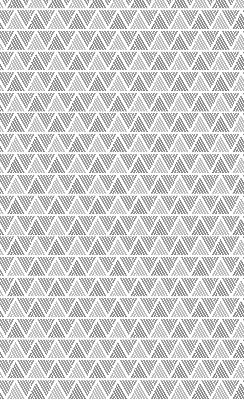 Fabric roller blind for window Striped triangles
