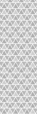 Fabric roller blind for window Striped triangles