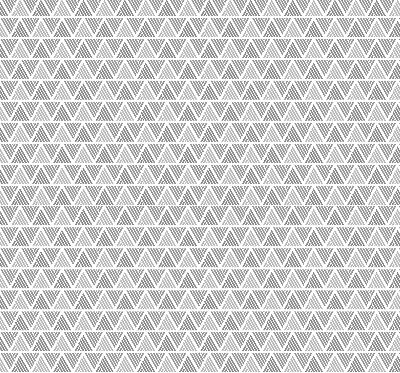 Fabric roller blind for window Striped triangles