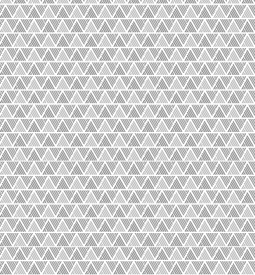 Fabric roller blind for window Striped triangles