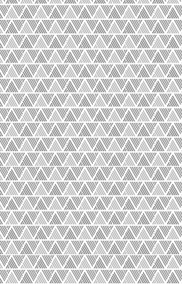 Fabric roller blind for window Striped triangles