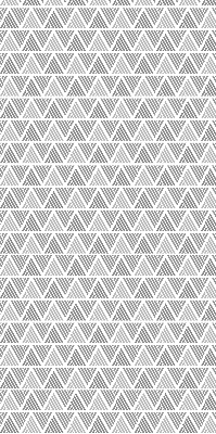 Fabric roller blind for window Striped triangles