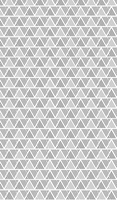 Fabric roller blind for window Striped triangles