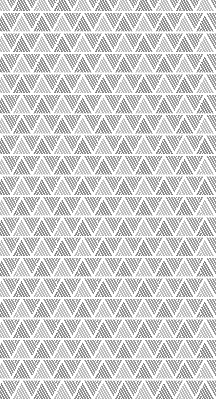 Fabric roller blind for window Striped triangles