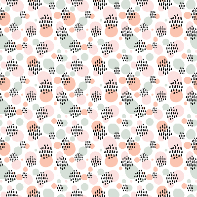 Blackout roller blind Black dotted patches