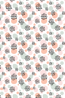 Blackout roller blind Black dotted patches