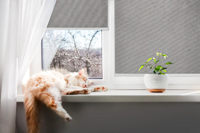 Blackout roller blind for window Gray smoke