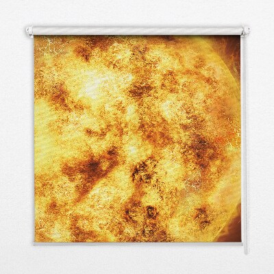Blackout roller blind Yellow mesh