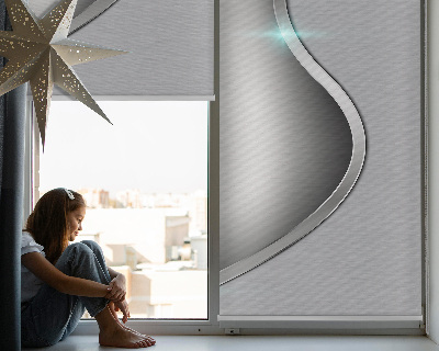 Blackout roller blind for window Metal