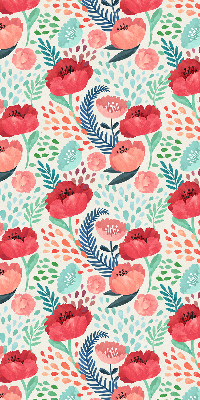 Fabric roller blind for window Poppy